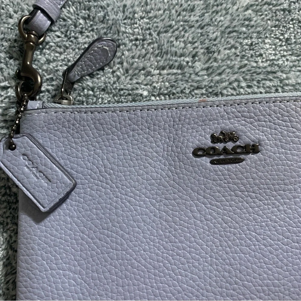 COACH - Baby Blue Wristlet - Picture 2 of 8
